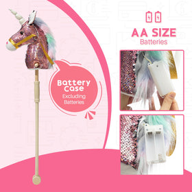 HollyHOME pink plush unicorn invites cozy indoor or outdoor adventures