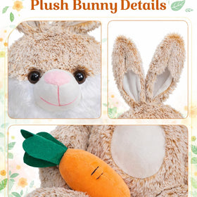 HollyHOME Kids comfort toy bunny provides soft, safe companionship