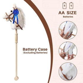HollyHOME 36-inch tall plush pony for kids' adventures