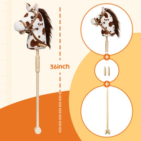 HollyHOME Appaloosa stick horse battery compartment access