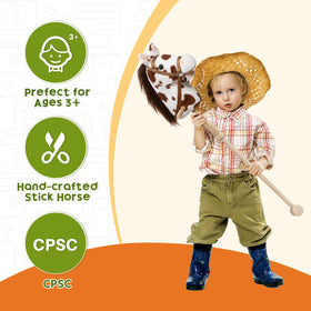 HollyHOME Appaloosa stick horse ears for sound feature play