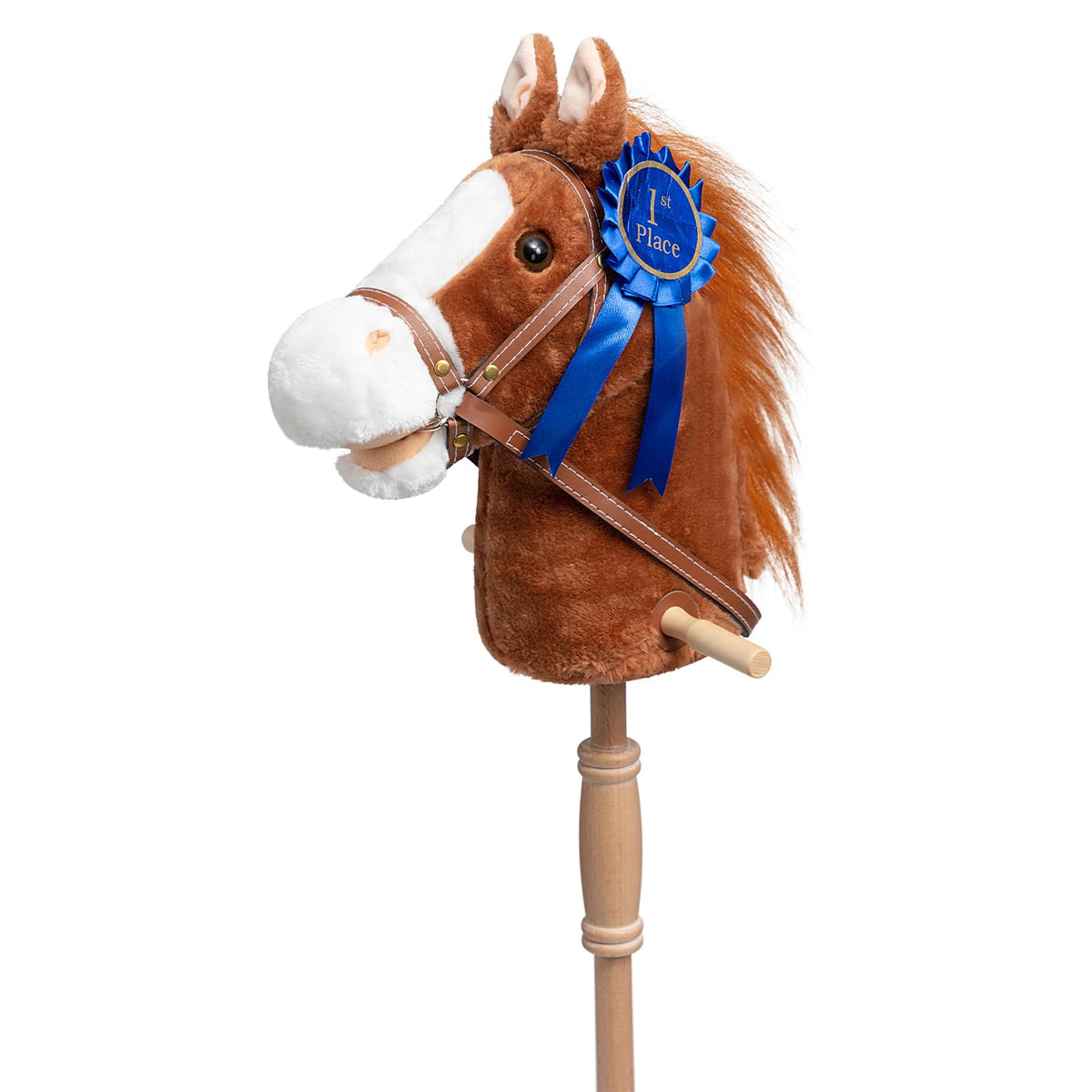 HollyHOME gift-ready stick horse supports playful families with outdoor activity and storytelling.