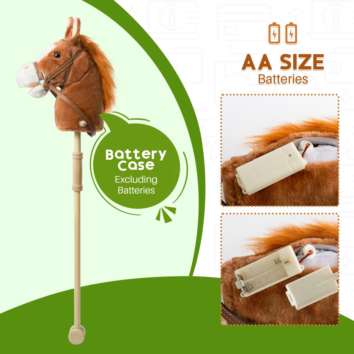 HollyHOME dark brown plush design appeals to kids during role play