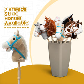 HollyHOME kids playtime with this gift-ready stick horse sparks active imagination.