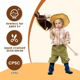 HollyHOME stick horse wheels help toddlers move confidently.