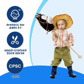 HollyHOME stick with wooden shaft demonstrates sturdy construction for lasting use.