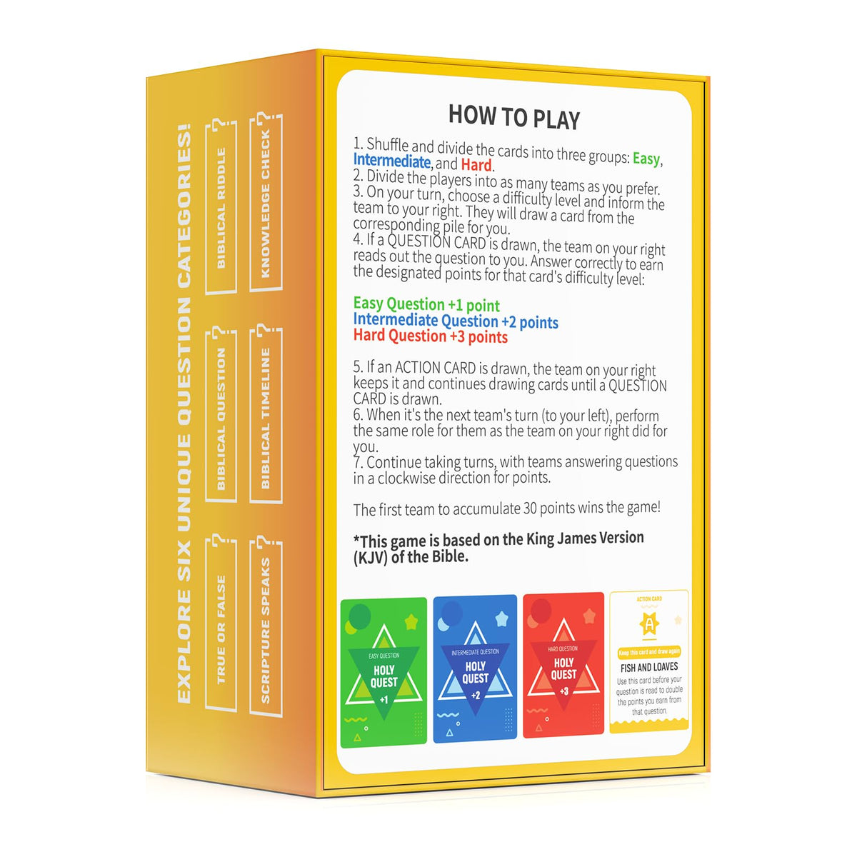 HOLY QUEST King James Version focus in compact format for study