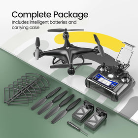 Holy Stone HS110D two batteries extend flight time opportunities