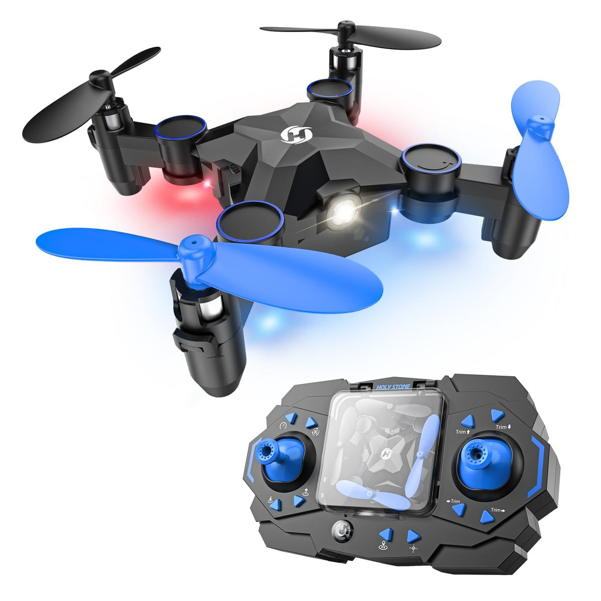 Holy Stone HS190 in flight over playground, beginner-friendly drone