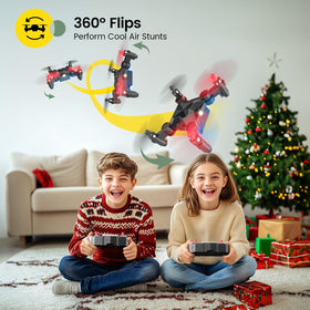 Holy Stone HS190 with propeller guards for safe kids' flight.