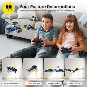 Holy Stone HS210T with safety guards protecting hands and walls during play