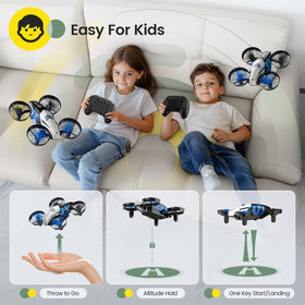 Holy Stone HS210T includes two rechargeable batteries for extended flights