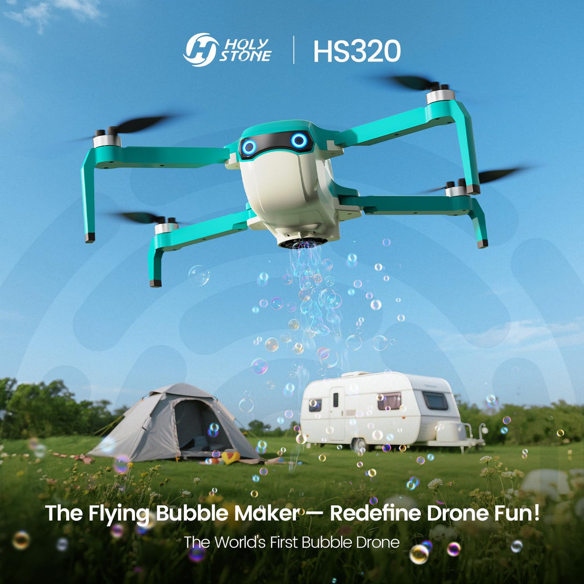 Holy Stone HS320 headless mode enables simple piloting for beginners.