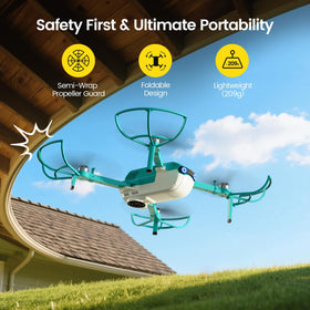 Holy Stone HS320 two batteries included for longer flight time.
