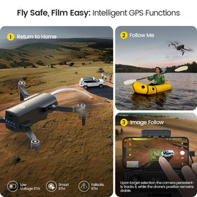 GPS-based Return Home ensures safe retrieval