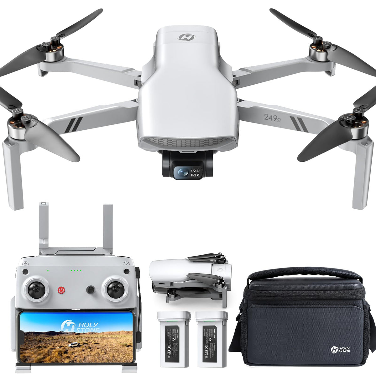 Holy Stone HS900PRO captures crisp 4K video for cinematic cityscapes and family moments.