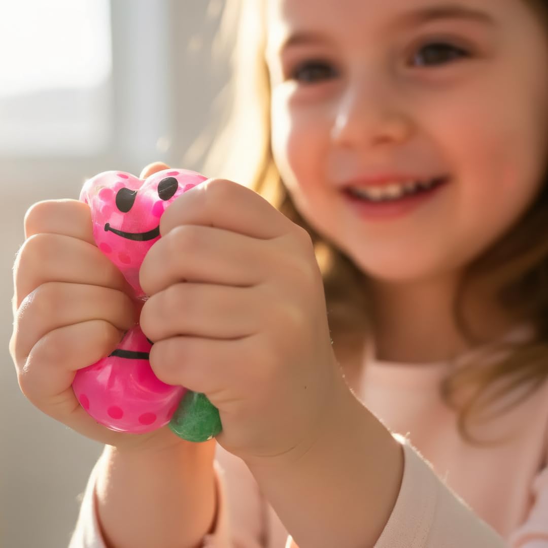 Easter basket fillers containing stress balls subtly help hands and focus.