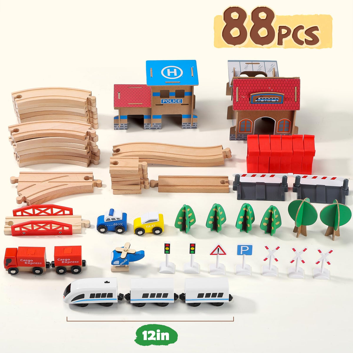 HOLYFUN educational roleplay scene showcases imaginative wooden play.