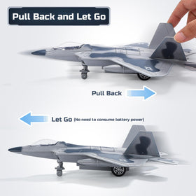HOLYFUN F14 with wings extended reveals educational role-play possibilities.
