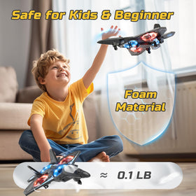 HOLYFUN foam RC airplane performing a 360° flip for playful pilots
