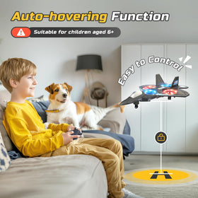 HOLYFUN foam RC airplane two-battery pack powering extended flight time