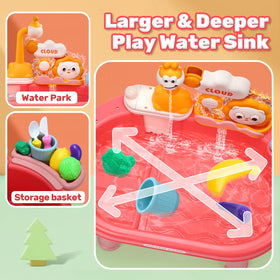 HOLYFUN pots, pans, and utensils create complete kitchen pretend play.