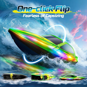 HOLYFUN RC Boat offers family summer fun for pools and lakes.
