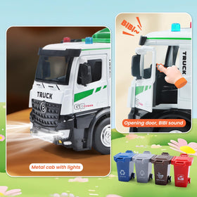 HOLYFUN color-coded recycling bins aid sorting skills and recognition