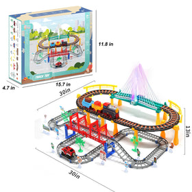 HOLYFUN train set makes a great gift for kids aged 3 to 8.