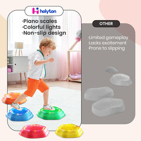 Holyton rechargeable stepping stones keeping playtime ready
