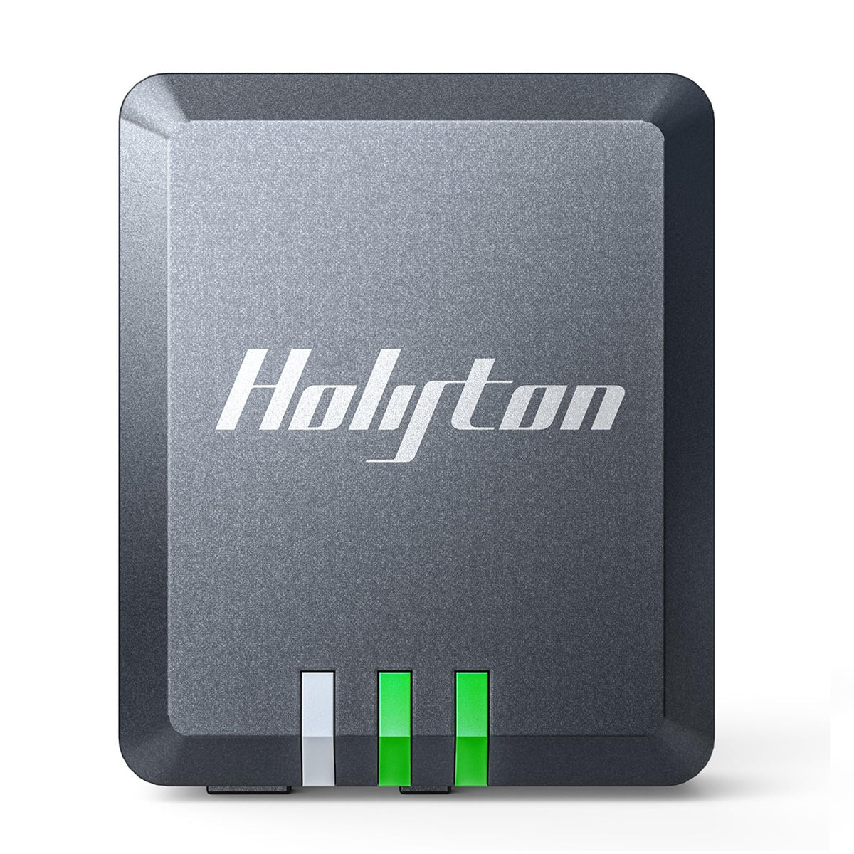 Holyton Remote ID Module front view showing compact size for easy drone mounting