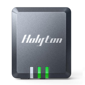 Holyton Remote ID Module front view showing compact size for easy drone mounting