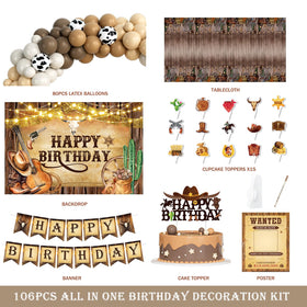 Hombae rodeo balloon garland adds festive atmosphere and easy setup