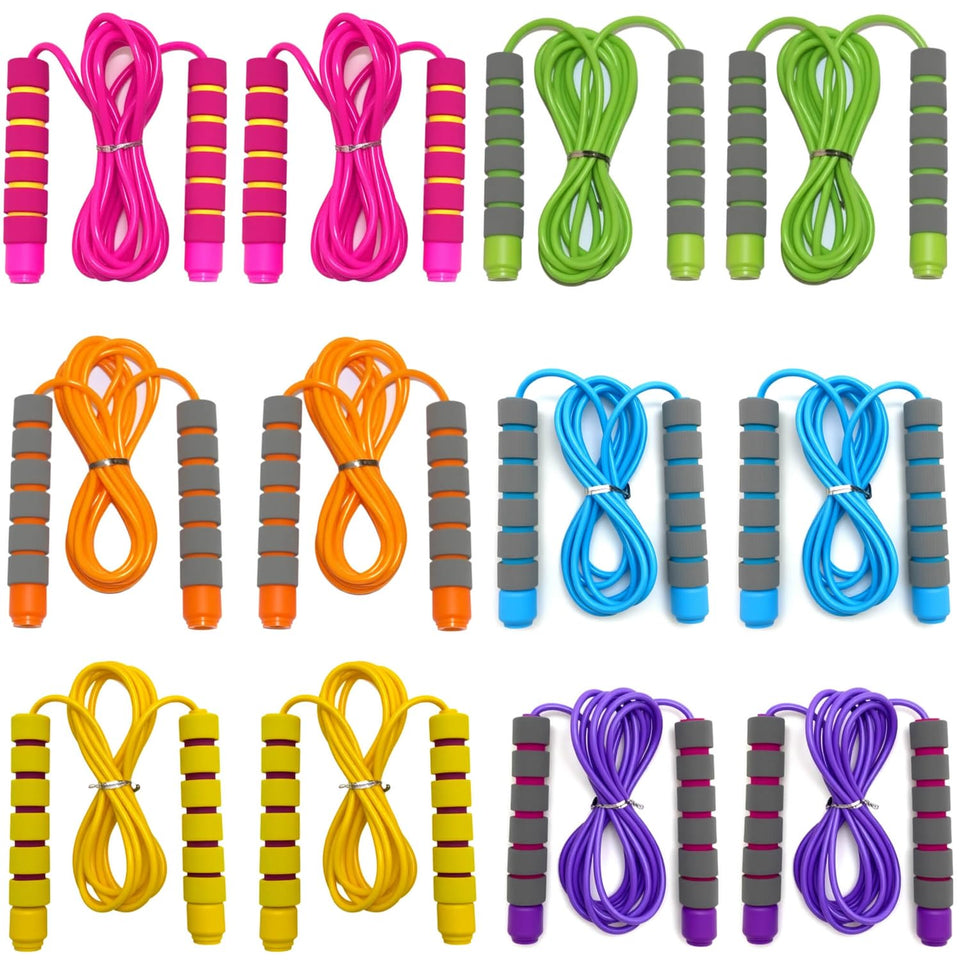 Homello jump rope with foam handles offers a comfortable grip for active kids.