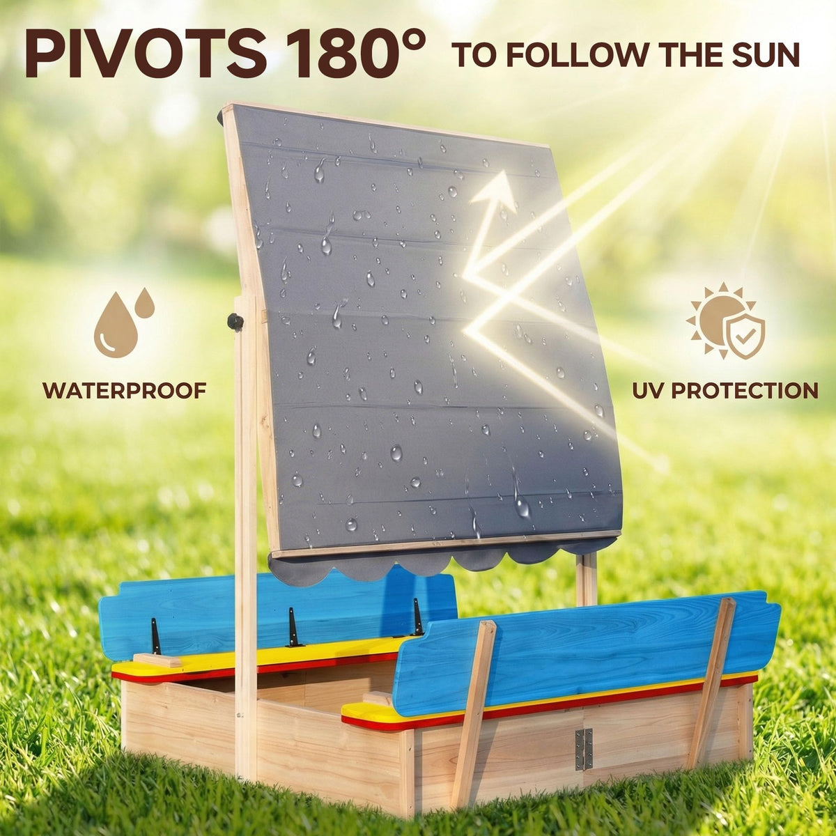 HomeLong weather resistant solid wood withstands sun and rain
