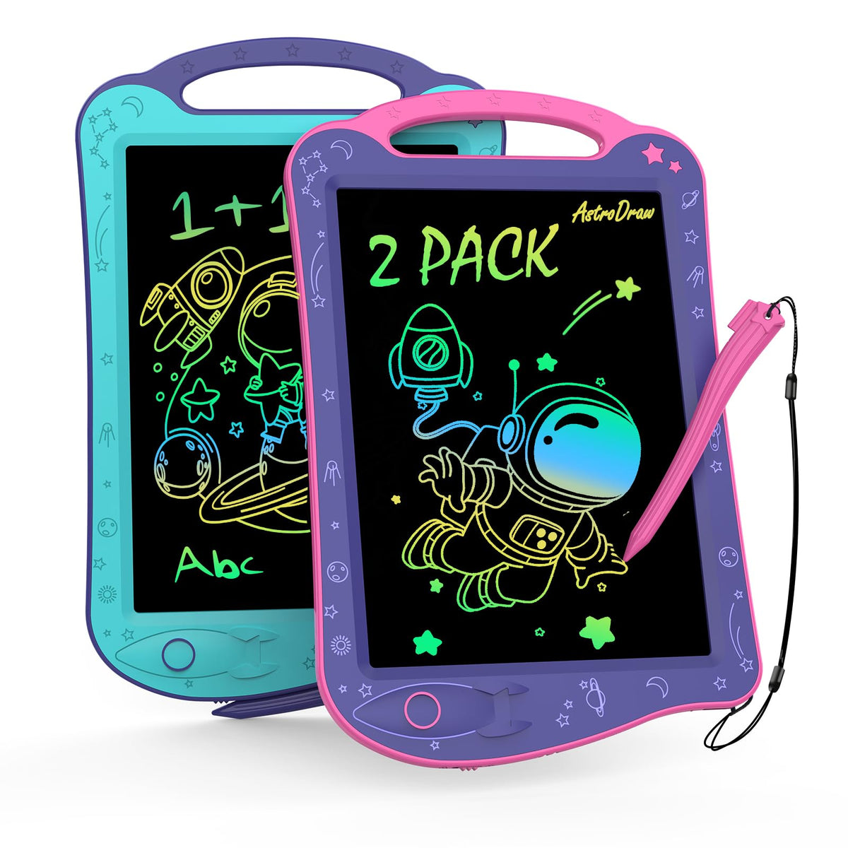 HOMESTEC Astrodraw space doodle board for kids, ideal for travel-inspired drawing sessions.