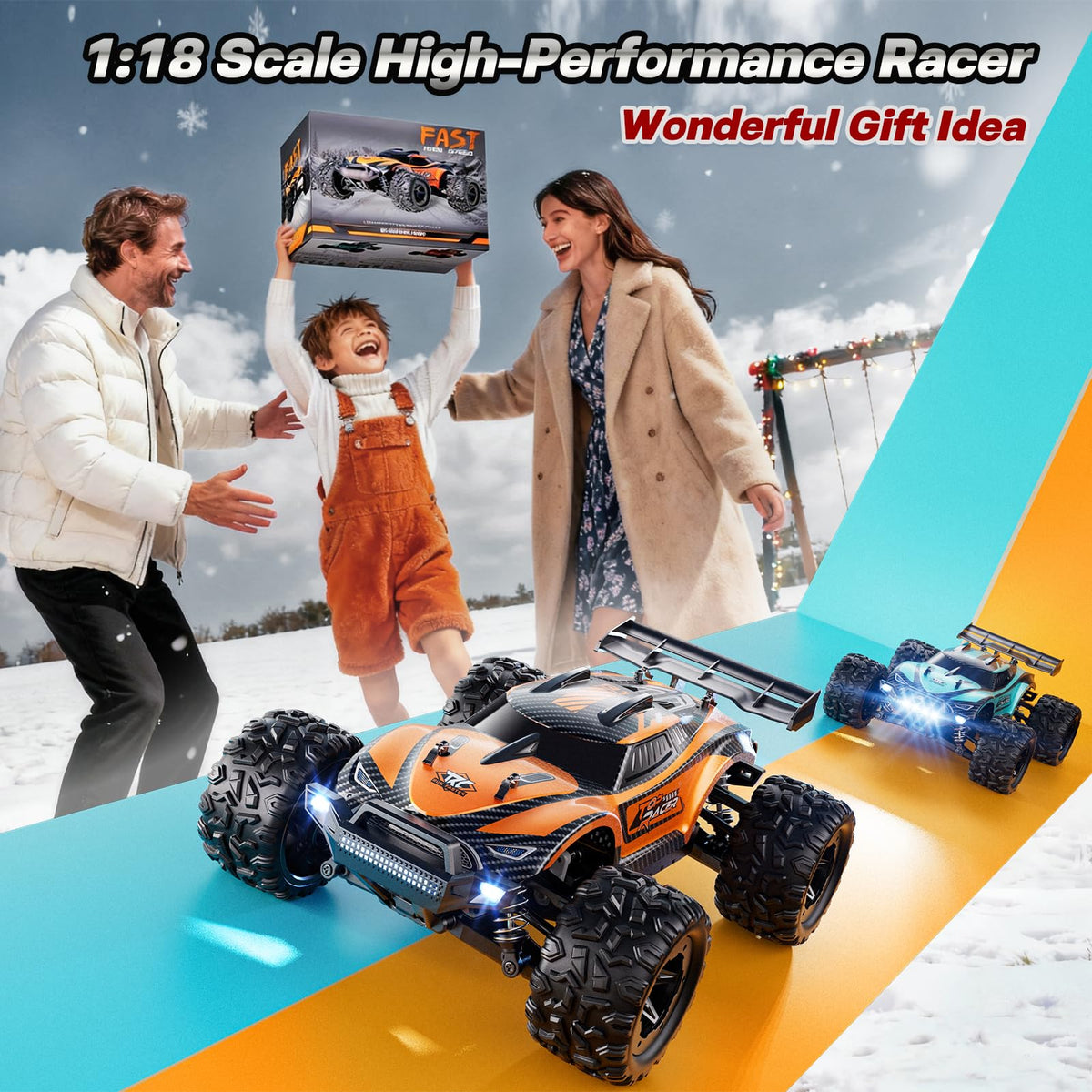 HOMETALL two 1500mAh batteries for longer driving sessions