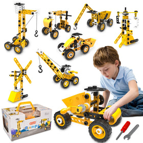 HOMETTER STEM 10in1 bulldozer for hands-on construction play and problem solving