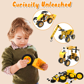 HOMETTER STEM 10in1 forklift scene supports creative play and organization