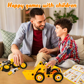 HOMETTER STEM 10in1 toy crane model promotes fine motor skills during assembly
