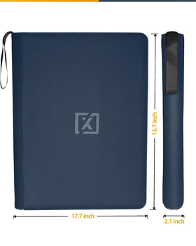 HOMEXPRO X PRO 1000+ binder protects cards against dust and fingerprints.