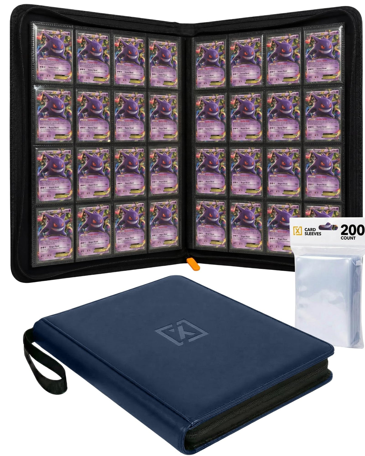 HOMEXPRO X PRO 1000+ binder front view in midnight blue.