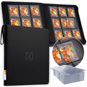 HOMEXPRO X PRO Top Load Card Binder showcases 252-card capacity for organized collections.