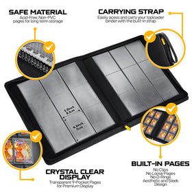 HOMEXPRO X PRO 9-pocket page close-up highlighting tidy card slots.