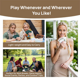 HomeyVenture waterproof Mahjong cards stand up to outdoor use.