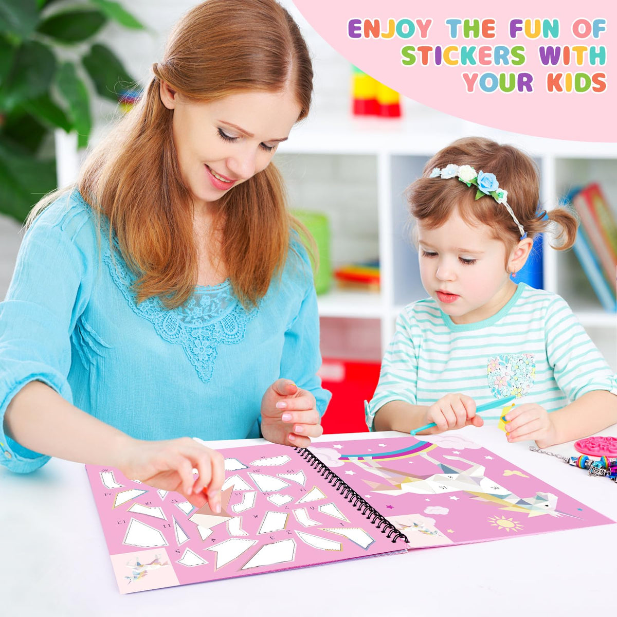 Homicozy compact travel-size sticker book fits car trips and flights.