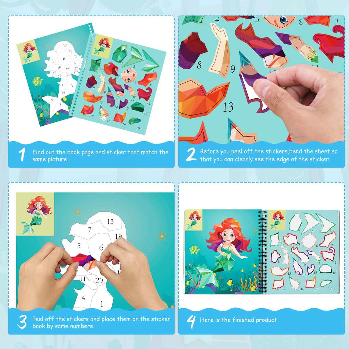 Homicozy sticker pack open pages highlight tear-off convenience for sharing.