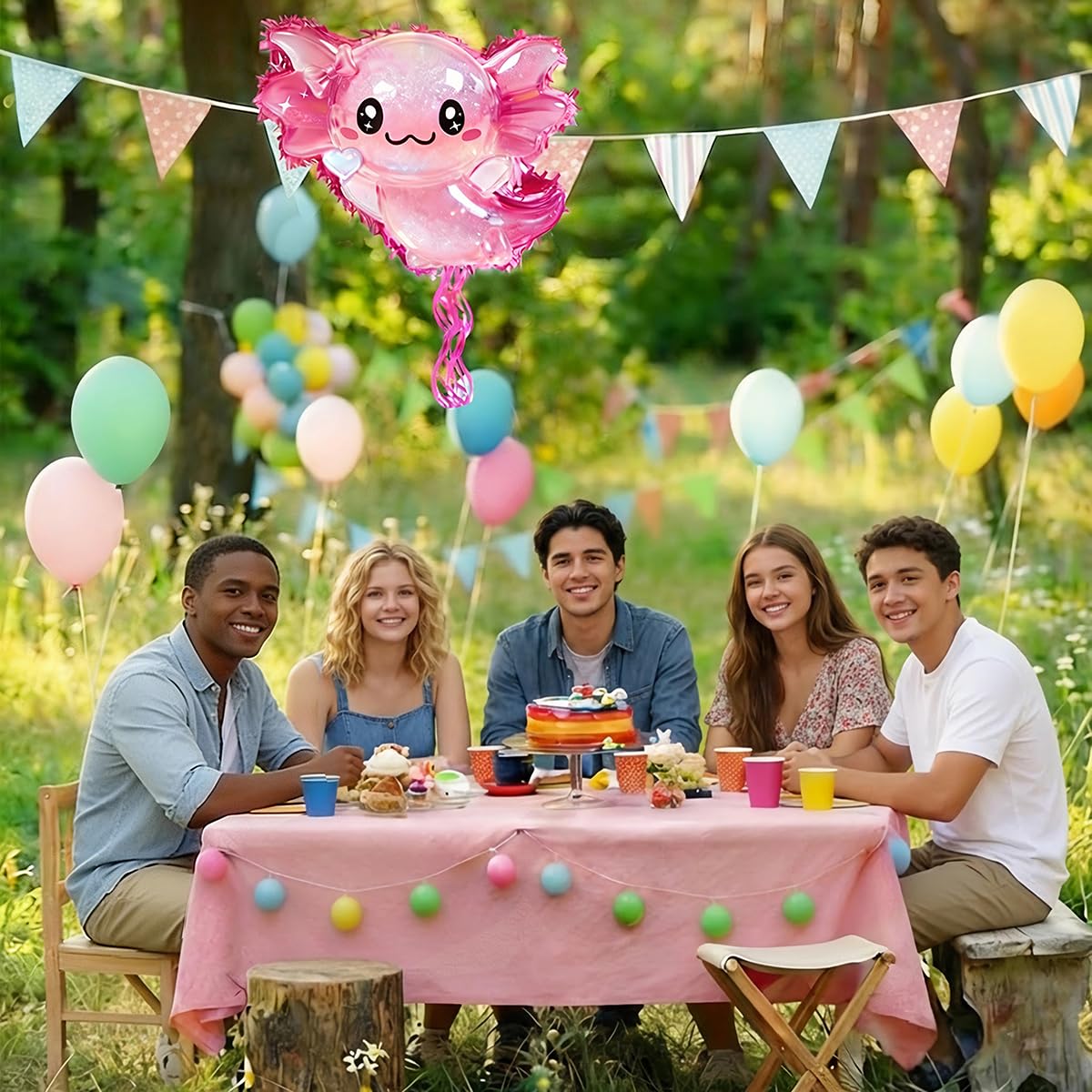 Homie Finds pinata measures 16.1 by 12 by 3 inches for balanced display.