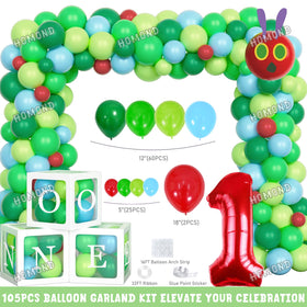 Homond caterpillar crown adds a playful touch to birthday moments.
