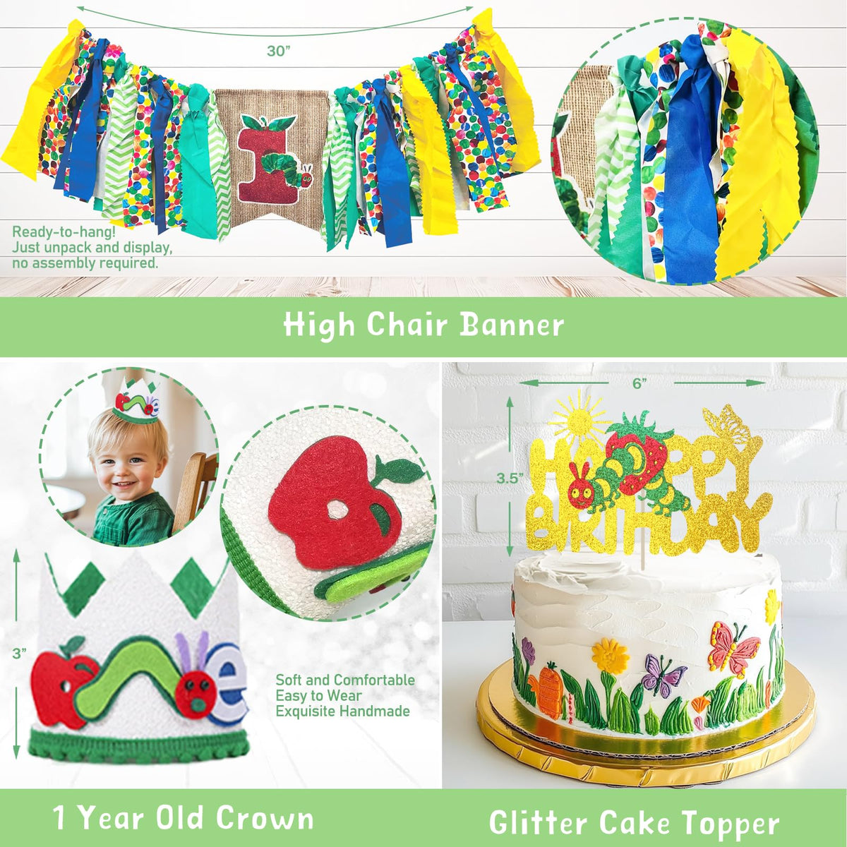 Homond monthly photo banner helps document milestones in a cohesive story.